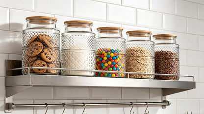 Prettidecor 60 FL OZ Large Glass Storage Jar - Image 7