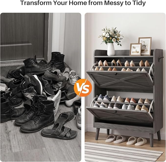 YZ HOME Shoe Storage Cabinet - Image 7