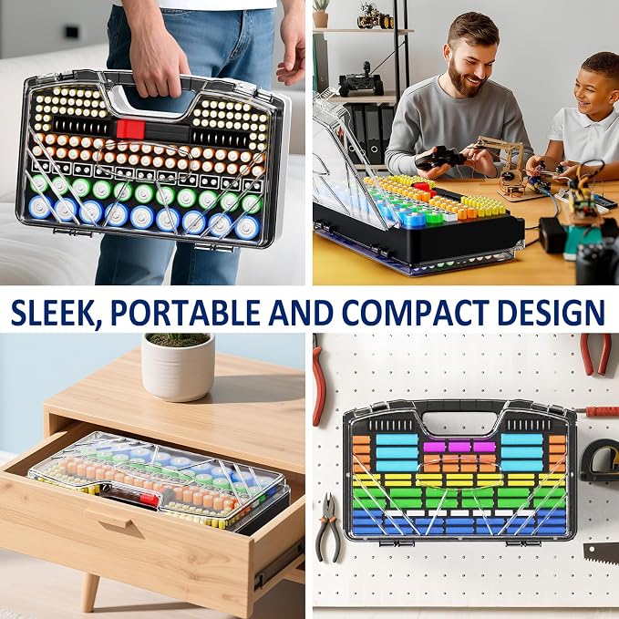 Battery Organizer Storage Holder Box Case - Image 7