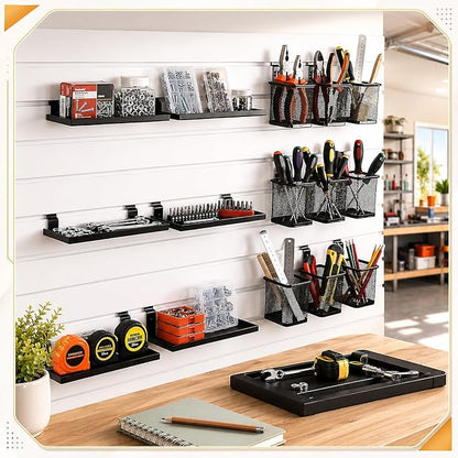 12 Sets Slatwall Accessories Shelves Cups - Image 5