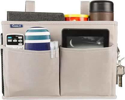 Surblue Bedside Caddy Hanging Bed Organizer Storage Bag Pocket - Image 4