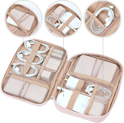 NISHEL Travel Cord Organizer Case, Tech Electronic Bag, Essentials - Image 3