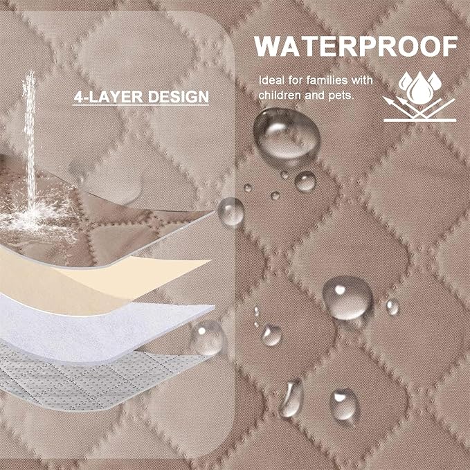 Waterproof Sofa Armrest Cover Headrest Cover - Image 3