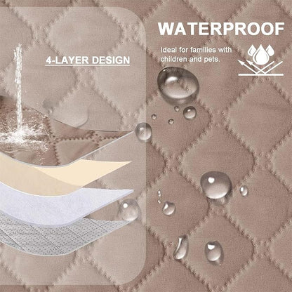 Waterproof Sofa Armrest Cover Headrest Cover - Image 3