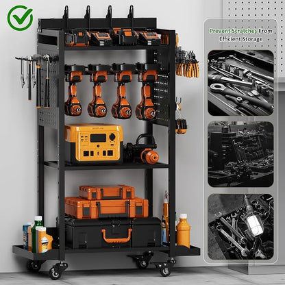Power Tool Organizer Rolling Cart - Image 7