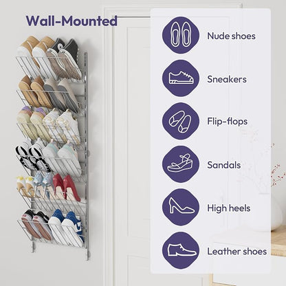 SWTYMIKI Over the Door Shoe Organizer - Image 4