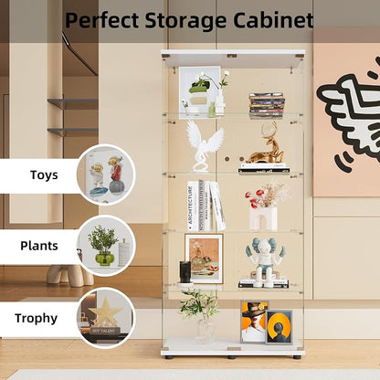 Beauty4U Glass Display Cabinet - Image 5