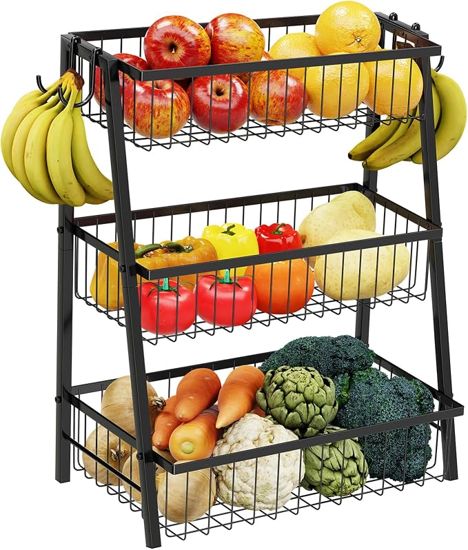 Simple Trending 3-Tier Trapezoidal Fruit Basket by SimpleTrending