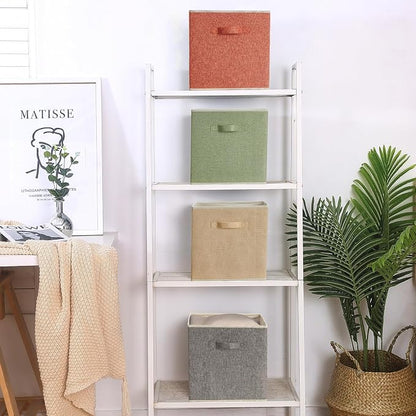 Storage Cube Organizer Bin 13" x 15" x 13" Large Boxes Fabric Basket - Image 3