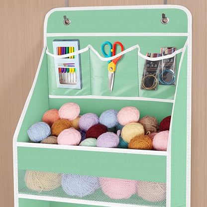Univivi 5-Shelf Fabric Door Storage Over Door Hanging Organizer - Image 4