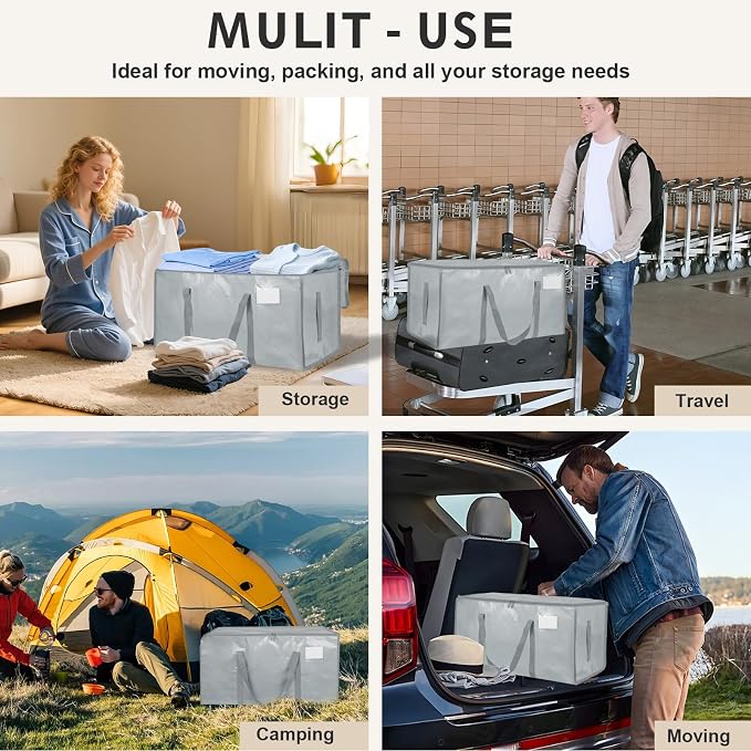 8 Pack-Extra Large Heavy Duty Moving Bags - Image 7