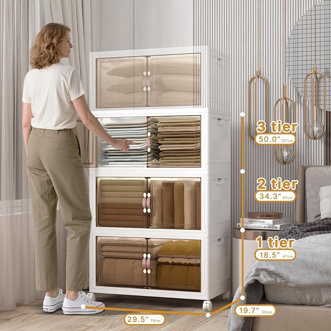 Extra Large Stackable Storage Bins - Image 2