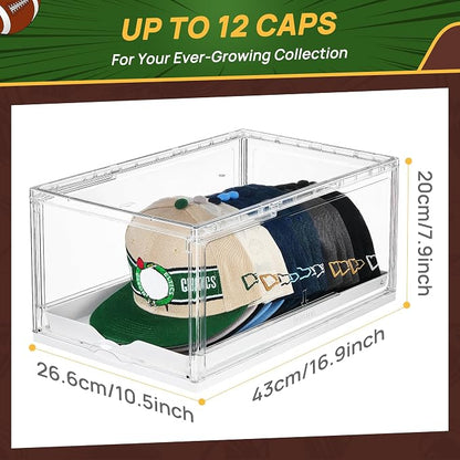 Vtopmart 1 Pack Hat Organizer for Baseball Caps, Large Cap Storage - Image 2