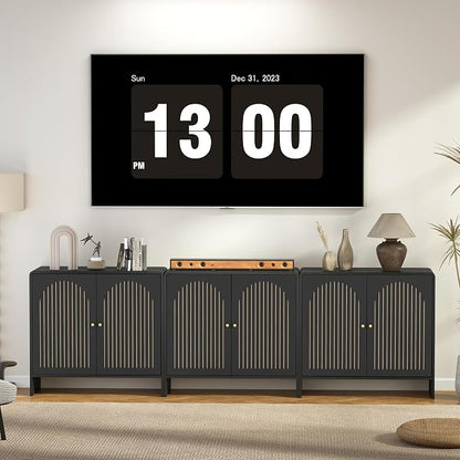 Black Sideboard Buffet Cabinet - Image 8