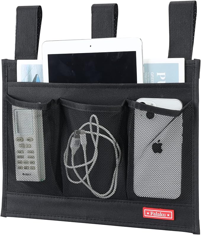 Hanging Bedside Caddy, Bedside Organizer Caddy by Falaku