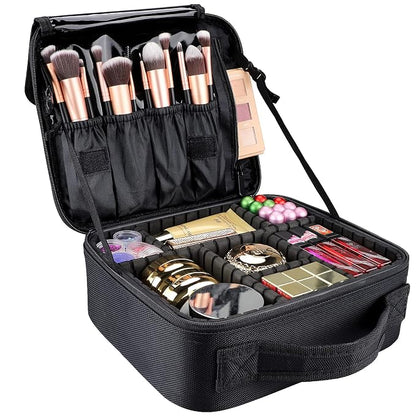 gzcz Travel Makeup Bag, Portable Makeup Case by GZCZ