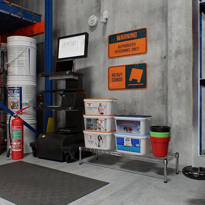 14" Deep x 42" Wide x 8" Height 1-Tier Wire Shelving Kit | NSF Commercial - Image 5