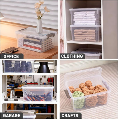 Citylife 17 QT Plastic Storage Bins - Image 6