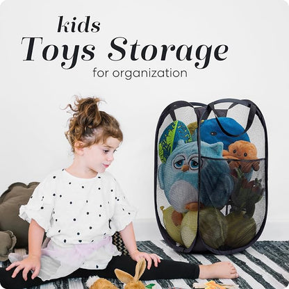 Handy Laundry Collapsible Mesh Pop Up Hamper - Image 6