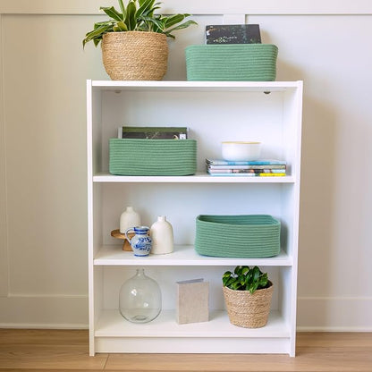 NaturalCozy 13.5”x8.5”x5.5” Rectangle Storage Baskets - Image 8