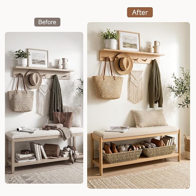 StorageWorks Hand-Woven Jumbo Storage Baskets - Image 6