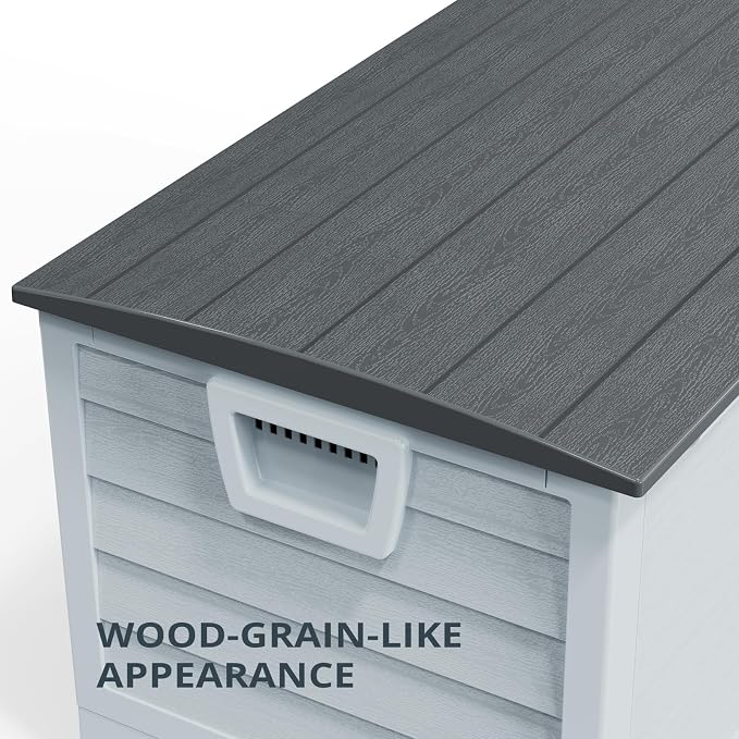 Foldable 75 Gallon Outdoor Storage Box, Plastic Storage Containers - Image 8