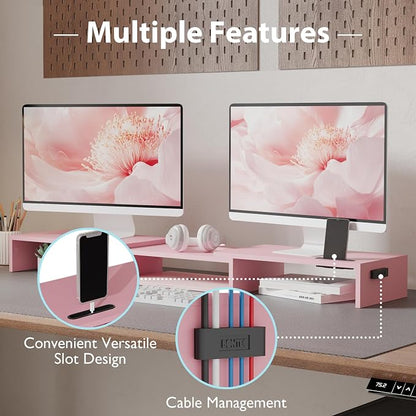 BONTEC Dual Monitor Stand Riser - Image 6
