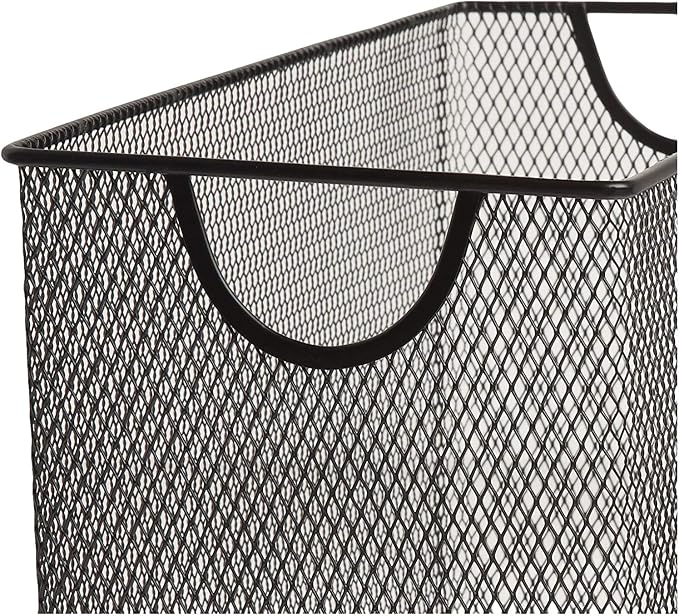 3 Pack Mesh Metal Storage Basket Organizer CD Storage Boxes | 3 Pack Mesh Metal - Image 3