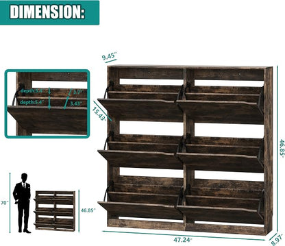 Xixini Shoe Storage Cabinet for Entryway - Image 2