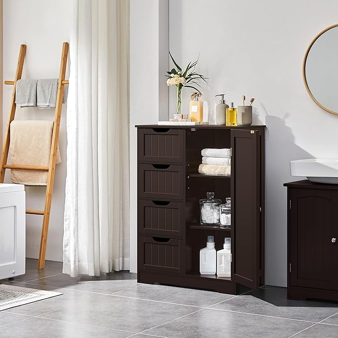 Yaheetech Large Bathroom Floor Cabinet - Image 2