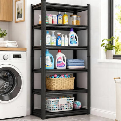 Garage Storage Shelves, 5 Tier Shelving Unit, 40 inch Wide, 18” Deep, 78” Tall - Image 6