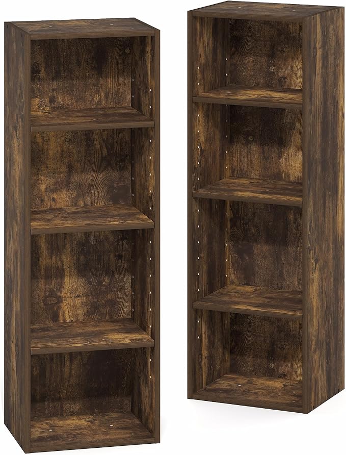 Furinno PASIR Book Shelf, 8-Tier Bookshelf, Bookcase - Image 4