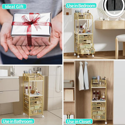 HapiRm Makeup Organizer Storage Cart - Image 8