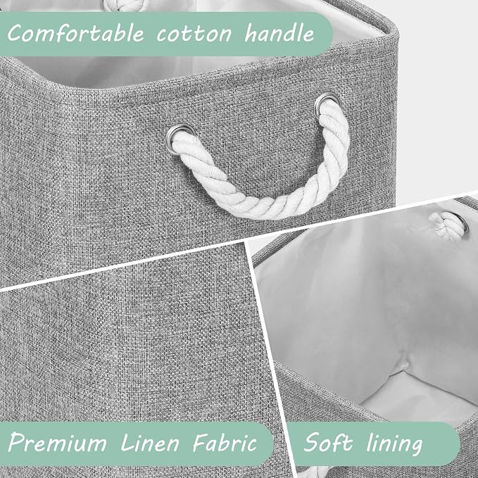 FinishingBo 11 inch Cube Storage Bin - Image 6