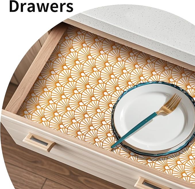 3D Drawer and Shelf Liner for Kitchen Cabinet: 12 in X 20 Ft 3D Waterproof - Image 8
