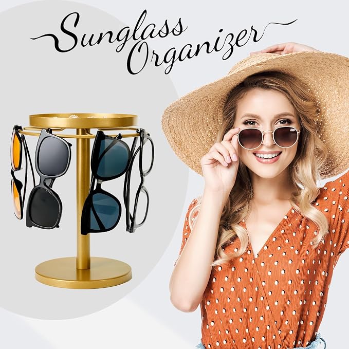 MoyRetty 360° Rotating Sunglasses Organizer - Image 4