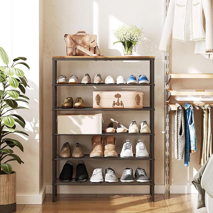 YATINEY 6-Tier Shoe Rack, Shoe Storage Organizer - Image 2
