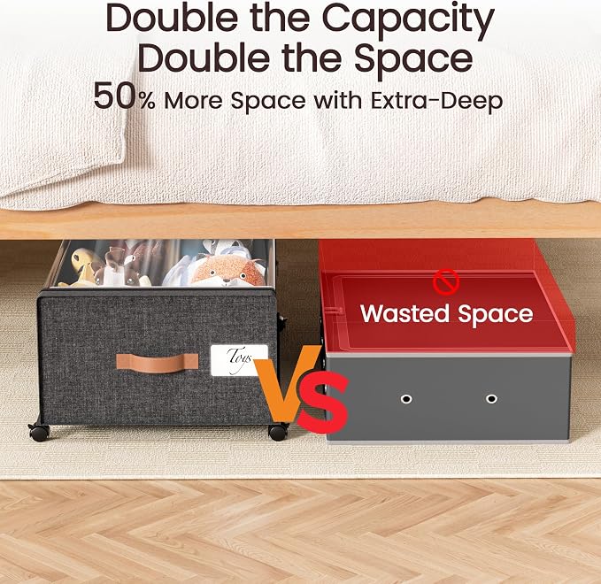 Yecaye 95 L Under Bed Storage - Image 4
