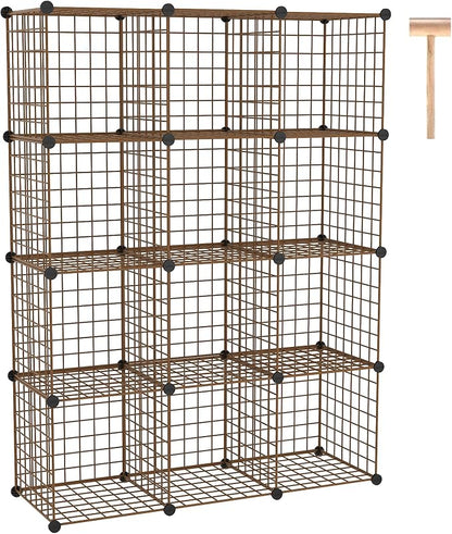 C&AHOME Wire Cube Storage, 12 by CAHOME