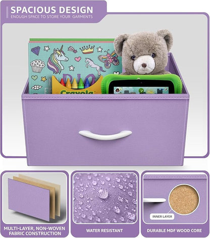 Sorbus Fabric Dresser for Kids Bedroom - Image 5