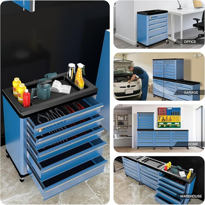 LARBANKE 5-Drawer Rolling Tool Chest - Image 7