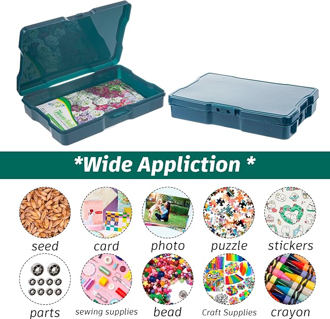 Dark Green Seed Storage Box - Image 6