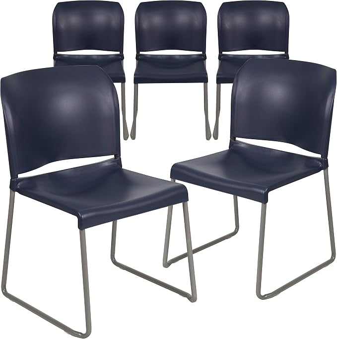 Flash Furniture Hercules Series Contoured Stacking Chairs - Image 4