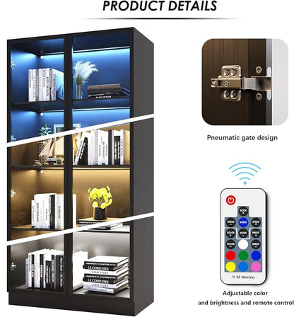 63'' Tall Glass Display Cabinet - Image 3