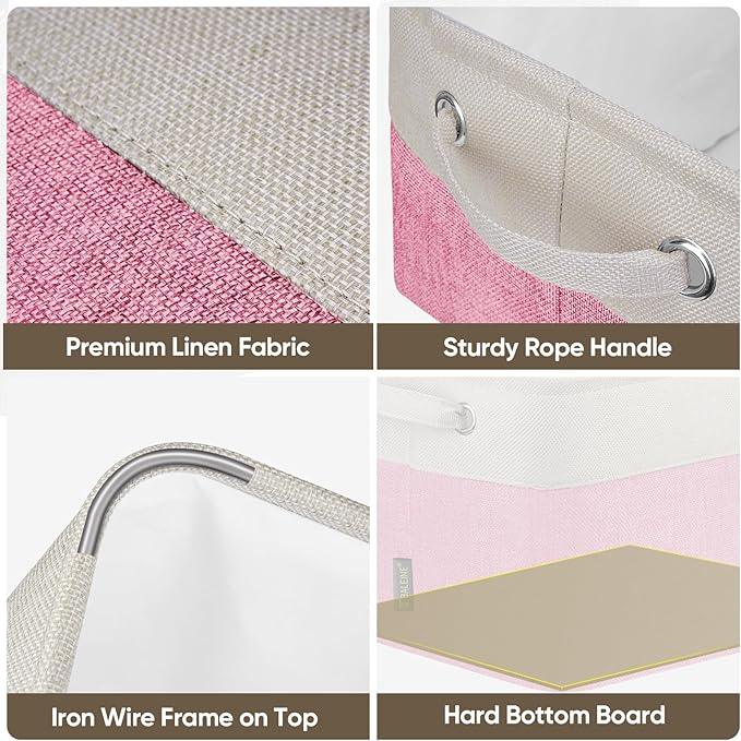 BALEINE 4 Pack Fabric Storage Bins - Image 9