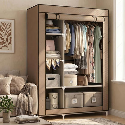 Calmootey Portable Closet Organizer, Space-Saving Storage System - Image 4