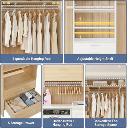 Armocity 60" Wall Mounted Laundry Room Organization - Image 6