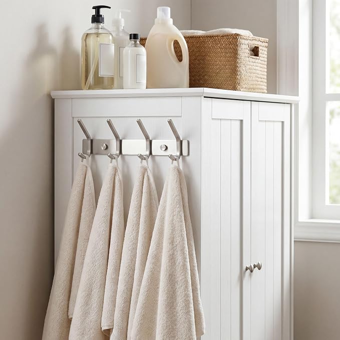 WEBI C-CBG04 Heavy Duty Stainless Steel 304 Hook Rail Coat Rack - Image 8