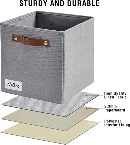 Collapsible Fabric Storage Cube Bins - Image 5