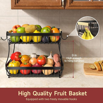 Sevenblue 2-Tier Fruit Basket - Image 2